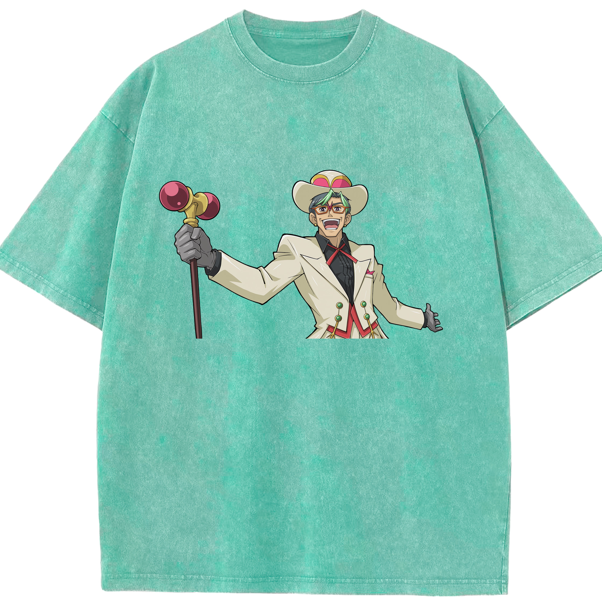 （画像用） 遊☆戯☆王 Yu-Gi-Oh! 綿100% ヴィンテージ風 半袖Tシャツ（フロントプリント）